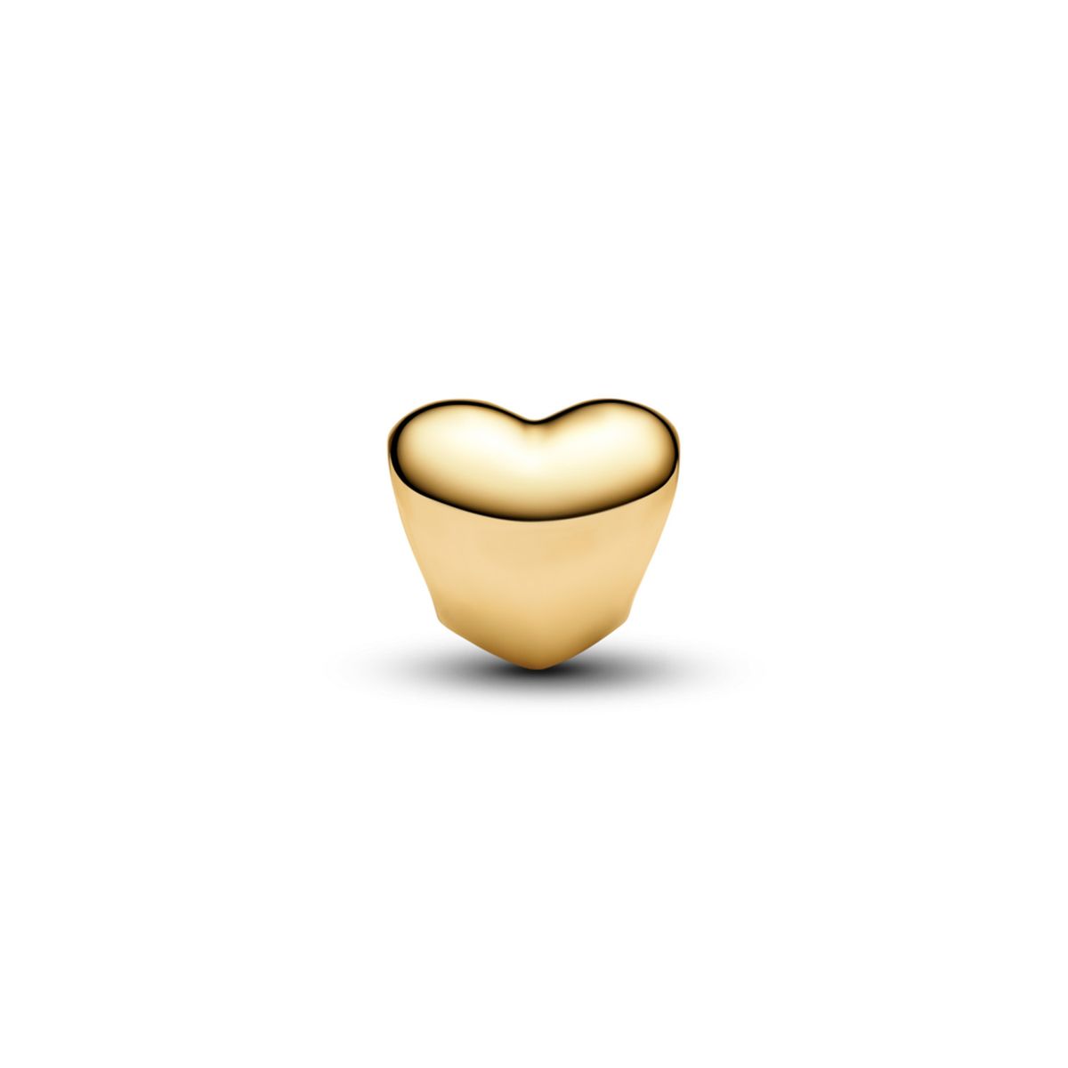 PANDORA - Mini Charm Corazón Dorado Mujer Pandora