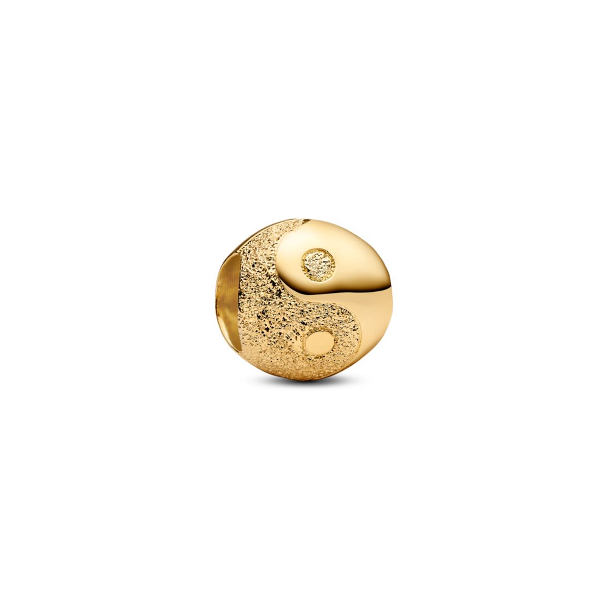 PANDORA - Mini Charm Yin Y Yang Con Textura Mujer Pandora