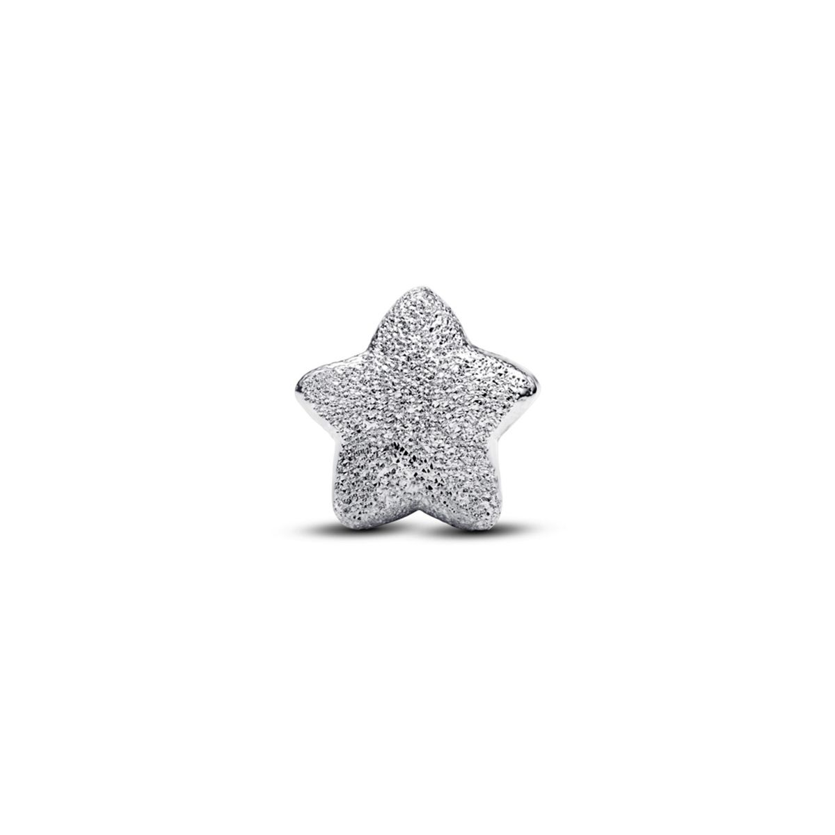 PANDORA - Mini Charm Estrella Con Textura Plateado Mujer Pandora