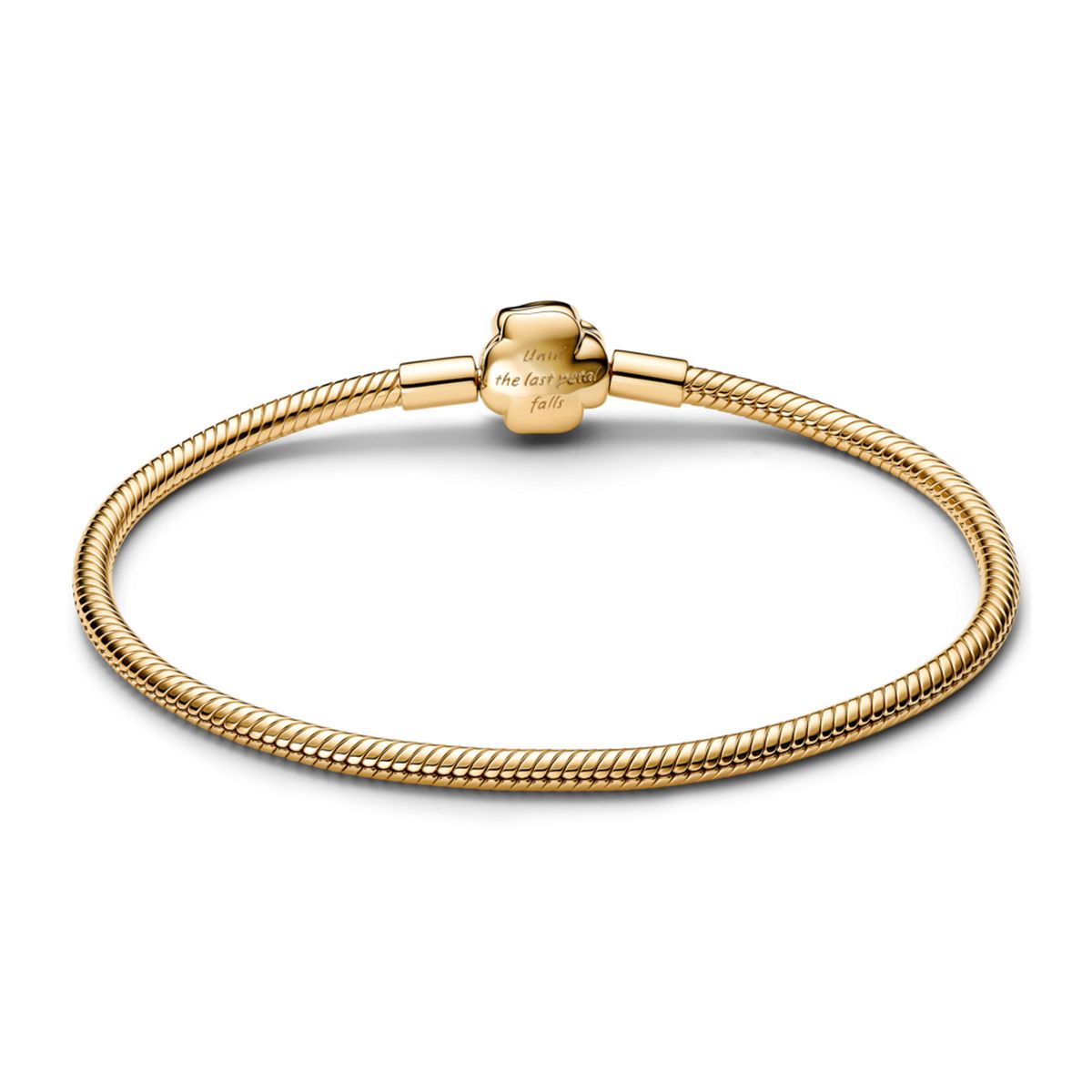 PANDORA - Brazalete Cadena De Serpiente Rosa Encantada La Bella y La Bestia Disney Mujer Pandora