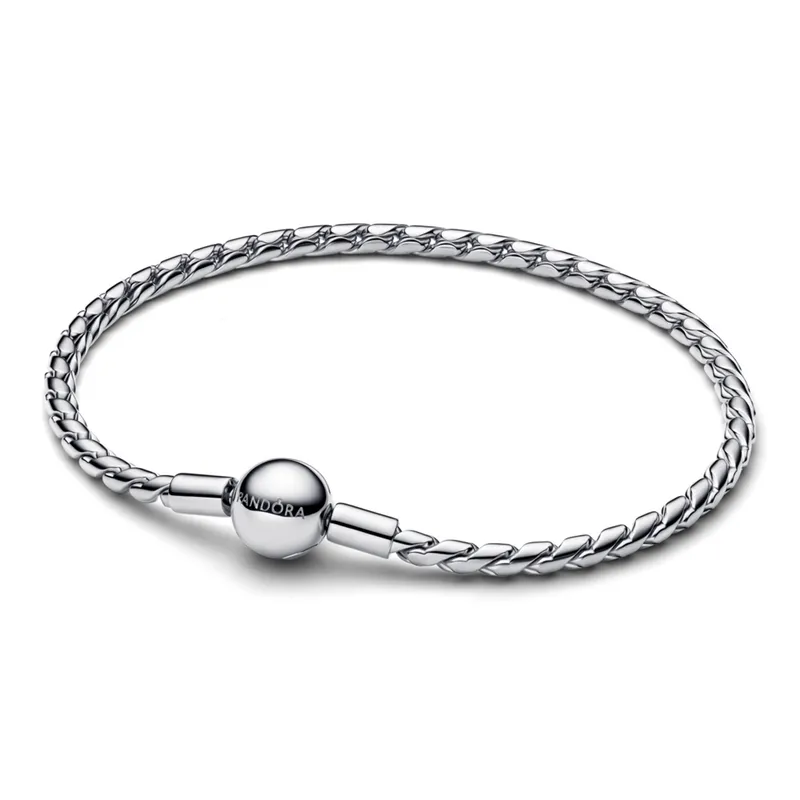PANDORA - Brazalete Cadena Trenzada Mujer Pandora