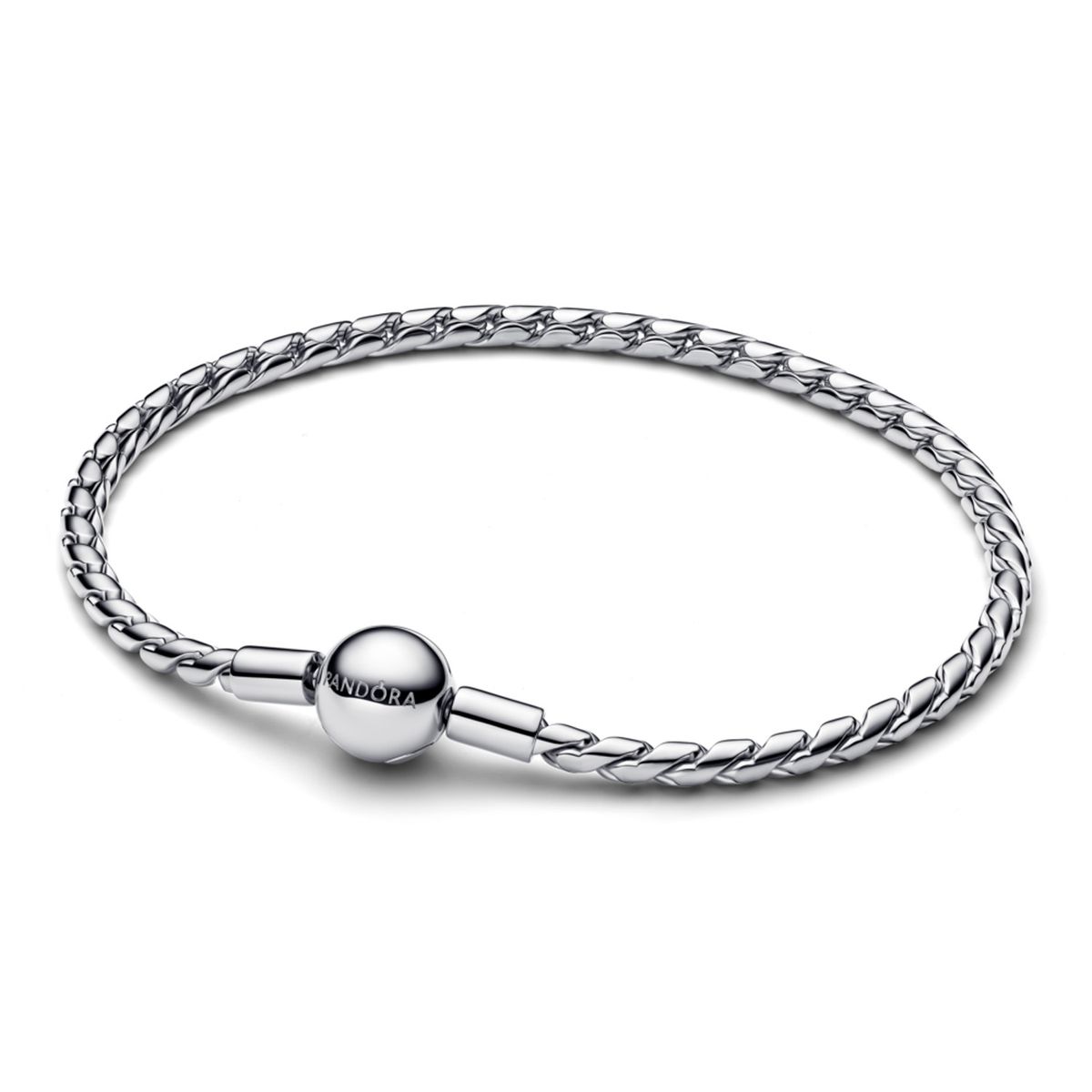 PANDORA - Brazalete Cadena Trenzada Mujer Pandora