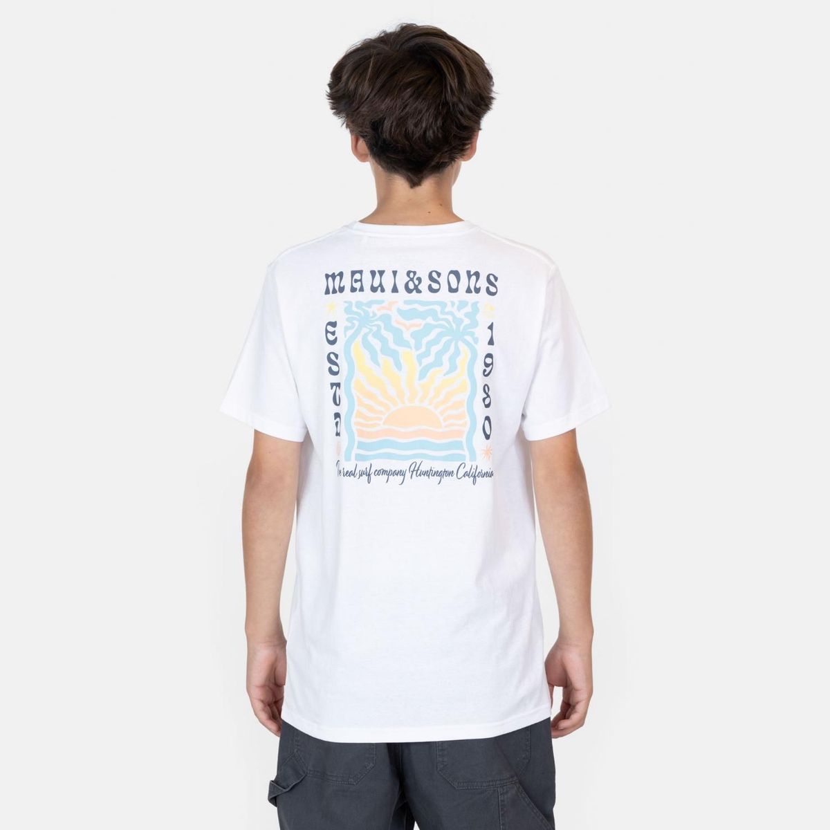 MAUI AND SONS - Poleras Manga Corta Algodón Niño Maui And Sons