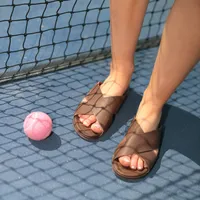 Sandalia Mujer Café