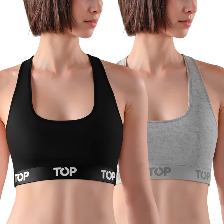 Pack De 2 Peto Algodón Mujer