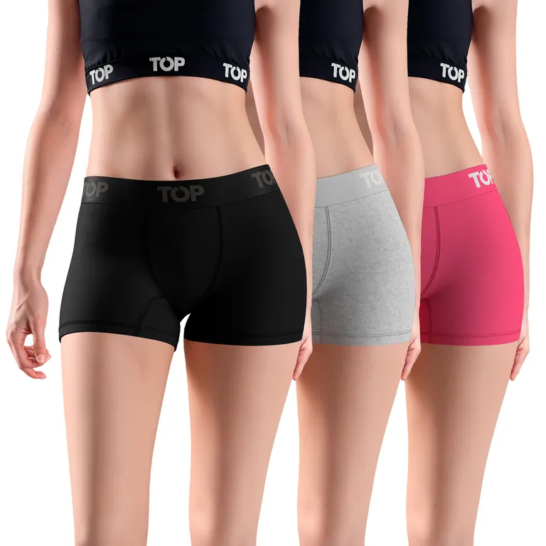 Pack de 3 Boxers Algodón Mujer