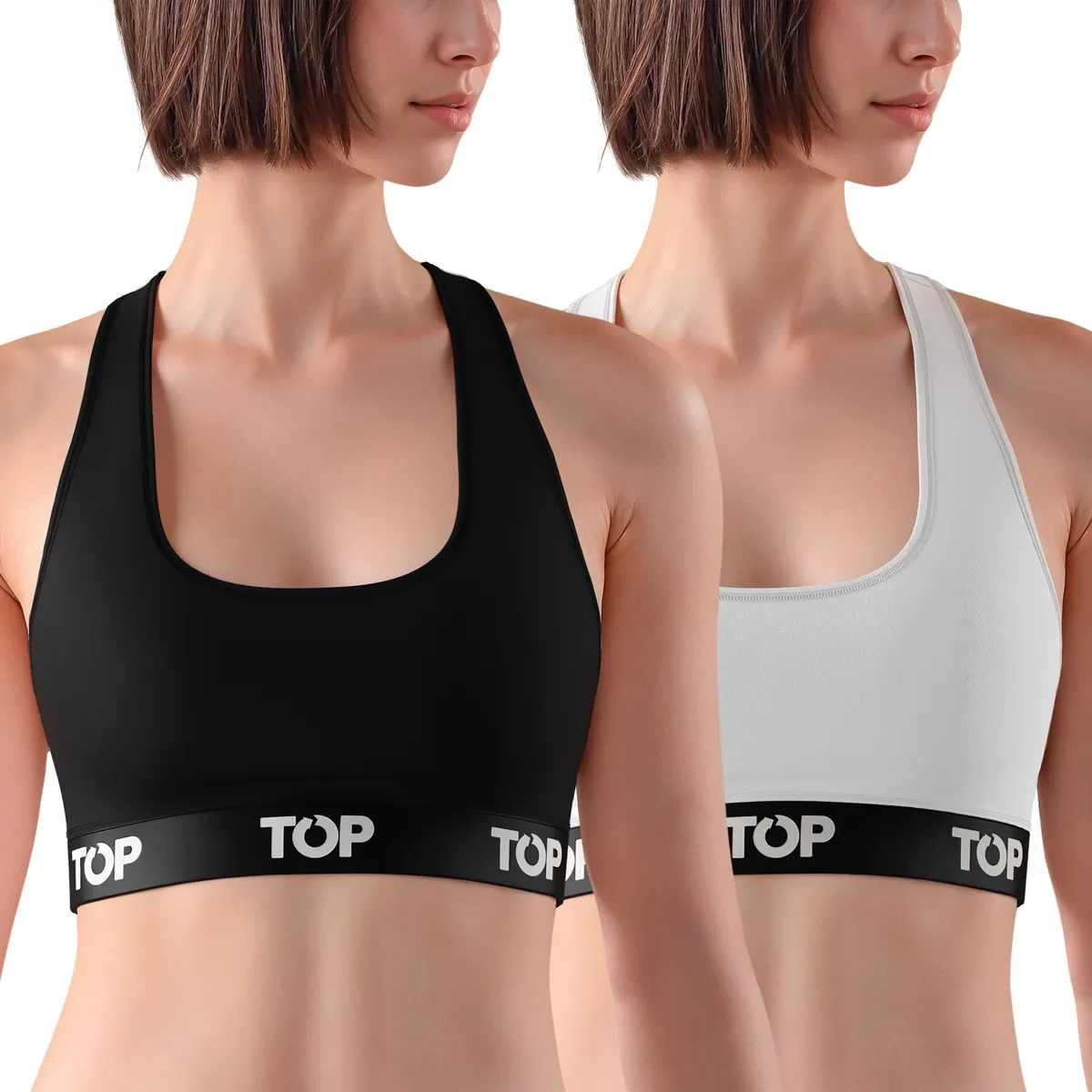 TOP - Pack De 2 Peto Algodón Mujer