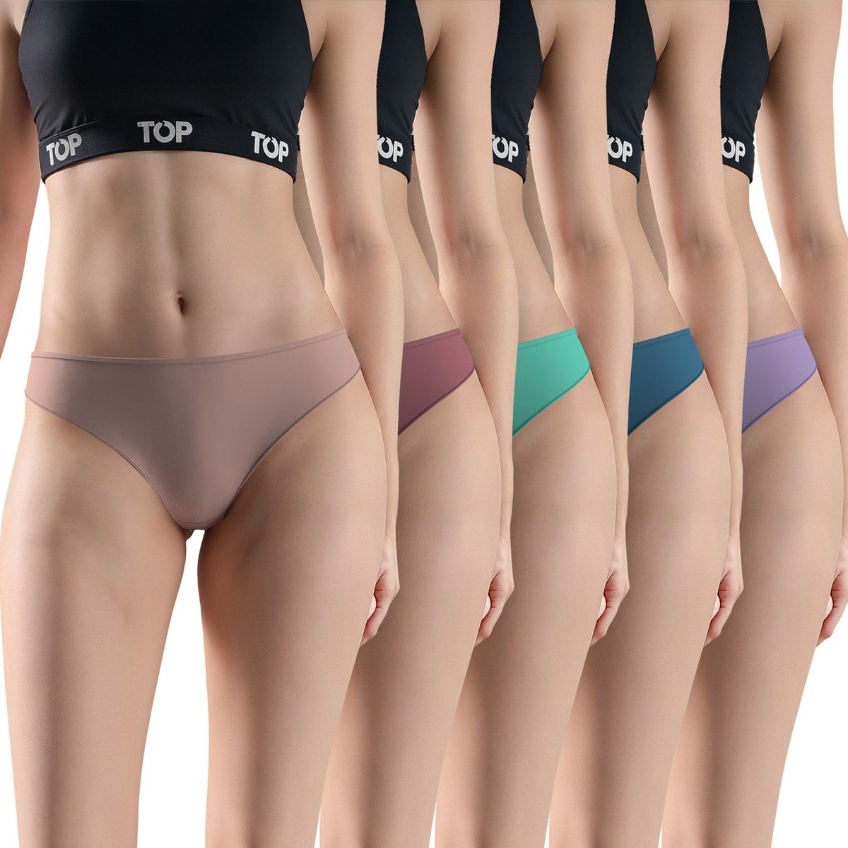 TOP - Pack De 5 Calzones Mujer Top