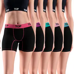 TOP - Pack de 5 Boxers  Algodón Mujer