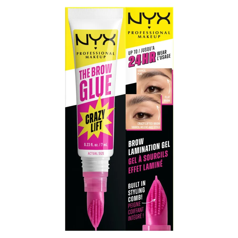 Nyx Professional Makeup The Brow Glue Crazy Lift Transparente, foto 6