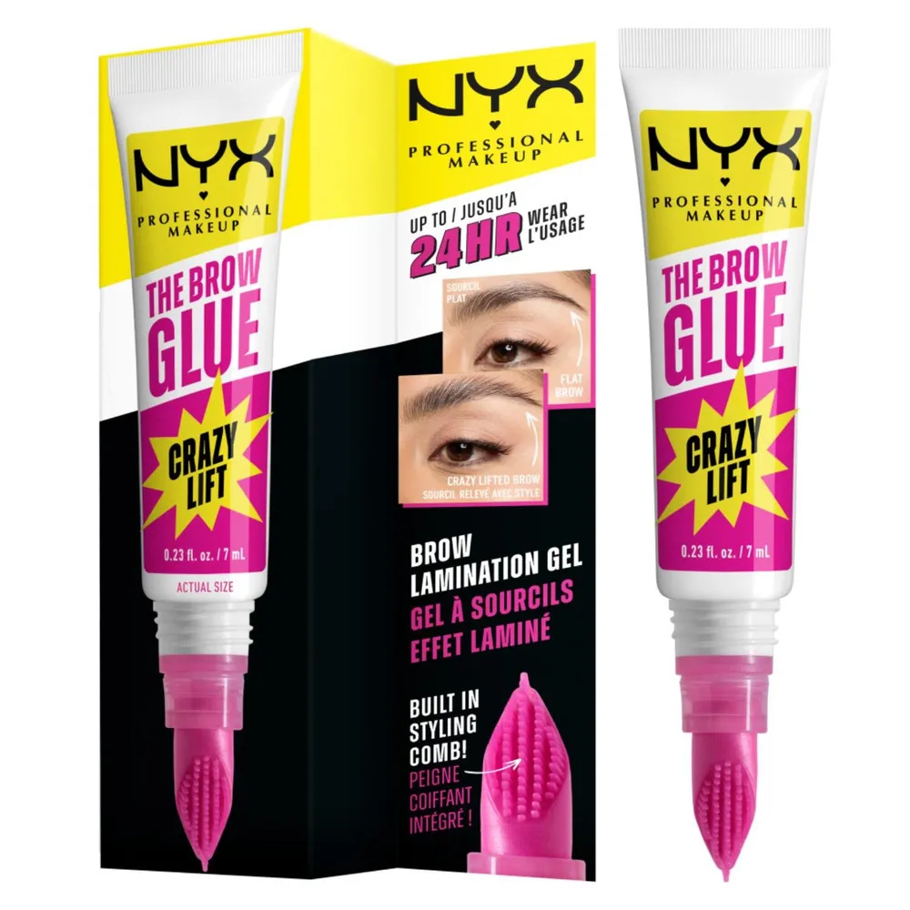Nyx Professional Makeup The Brow Glue Crazy Lift Transparente, foto 7