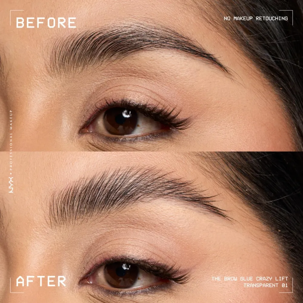 Nyx Professional Makeup The Brow Glue Crazy Lift Transparente, foto 9