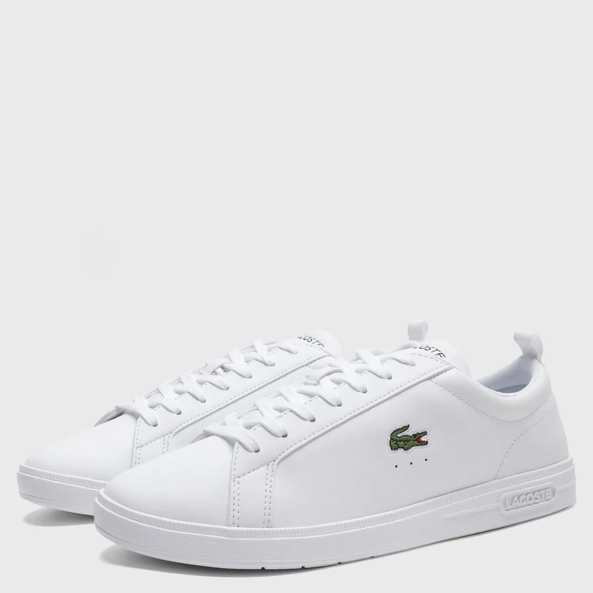 LACOSTE - Carna Zapatilla Urbana Hombre Cuero Blanca Lacoste