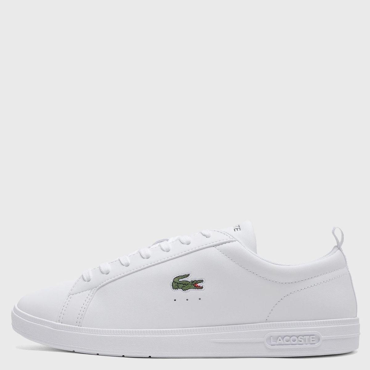 LACOSTE - Carna Zapatilla Urbana Hombre Cuero Blanca Lacoste