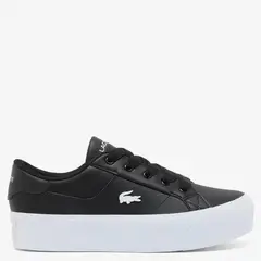 LACOSTE - Ziane Zapatilla Urbana Mujer Cuero Negra