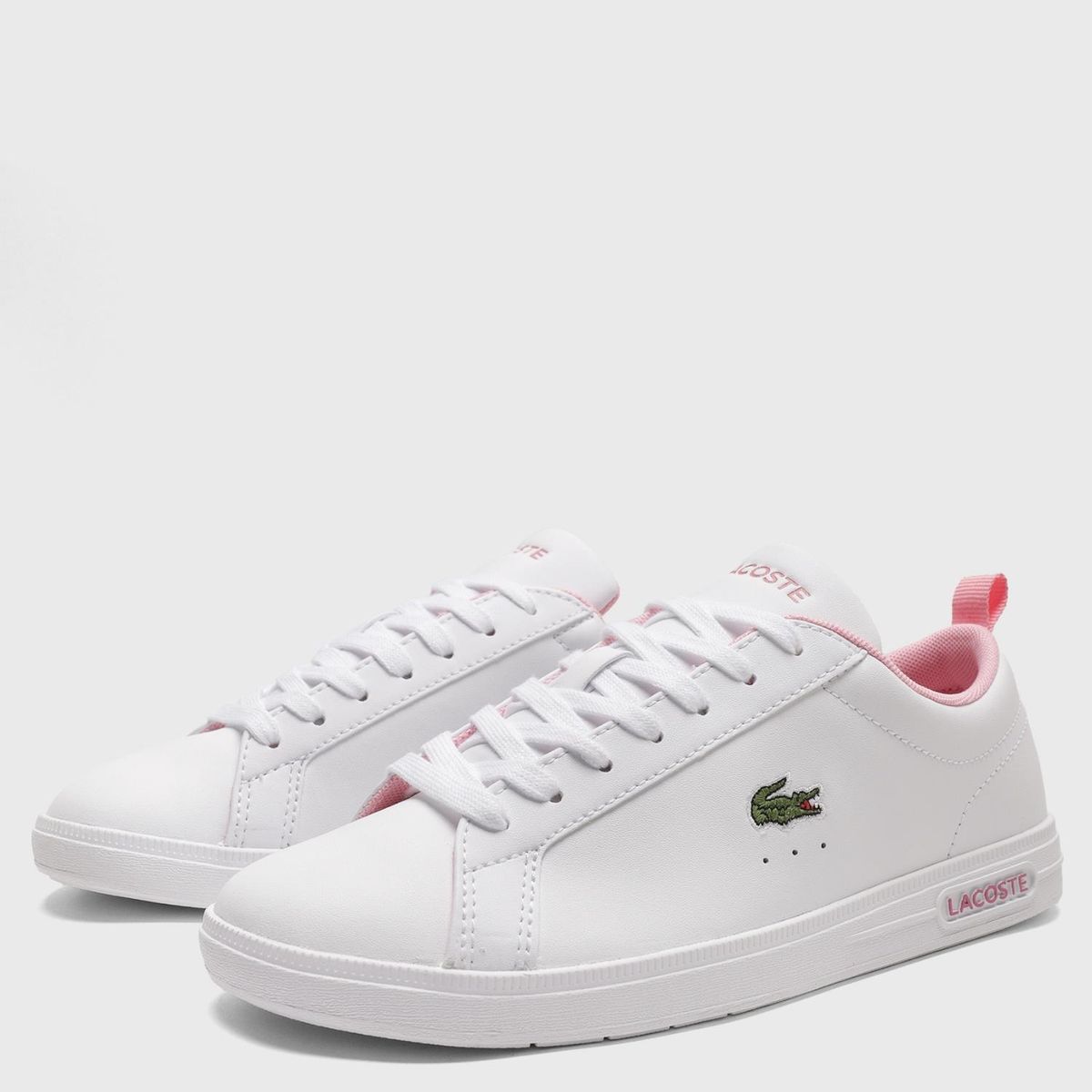 LACOSTE - Carna Zapatilla Urbana Mujer Cuero Blanca Lacoste