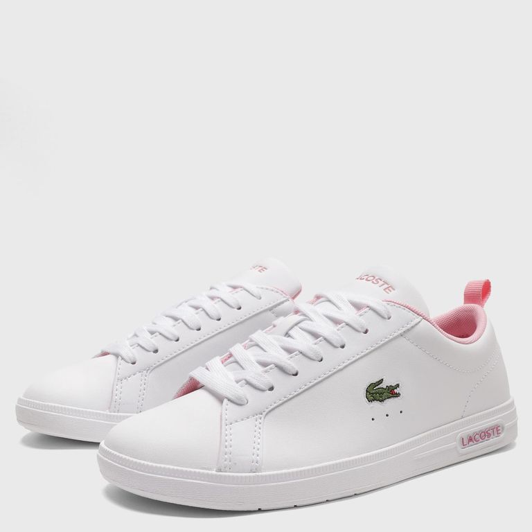 LACOSTE Carna Zapatilla Urbana Mujer Cuero Blanca