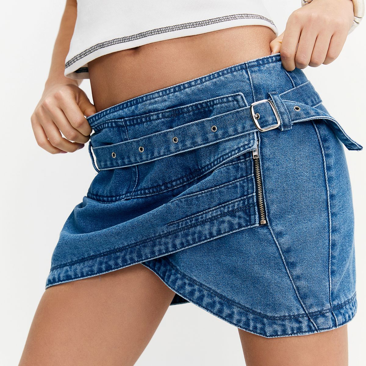 AMERICANINO - Falda Mini Algodón Mujer Americanino