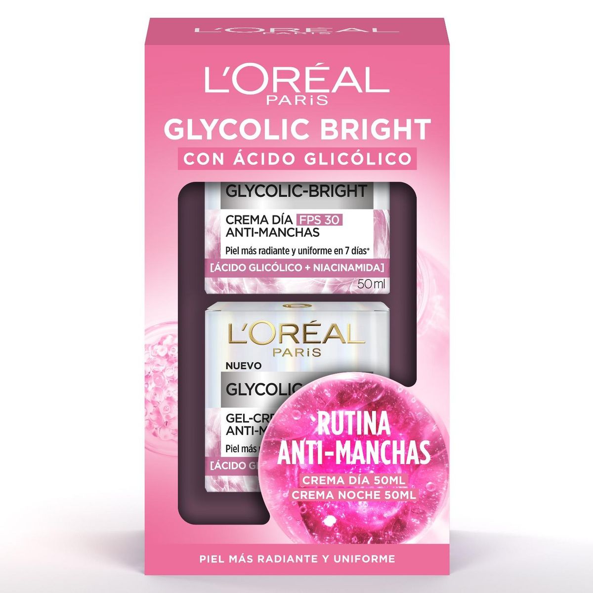 LOREAL PARIS - Glyco Crema Día + Noche Loreal