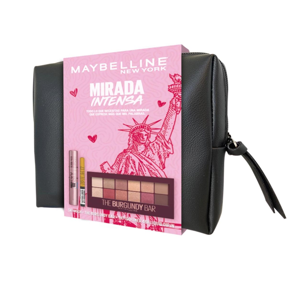 MAYBELLINE - Pack Cos +Burg+Sky+Tatto Drop