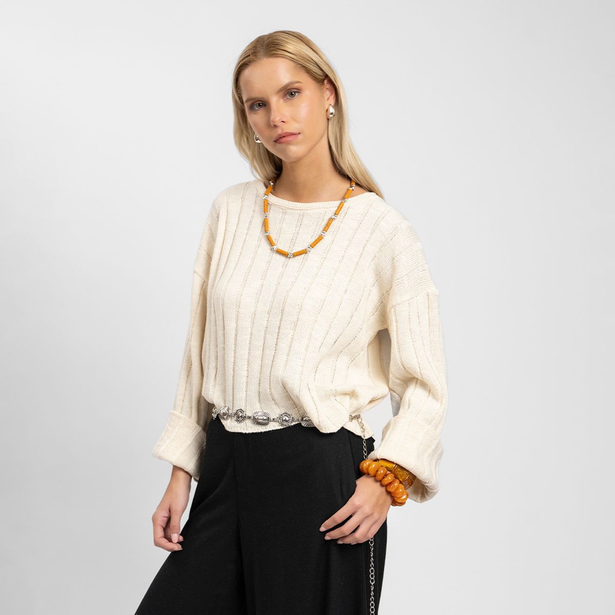 LOLITA POCKET - Chaleco Orebro Crudo Mujer Lolita Pocket