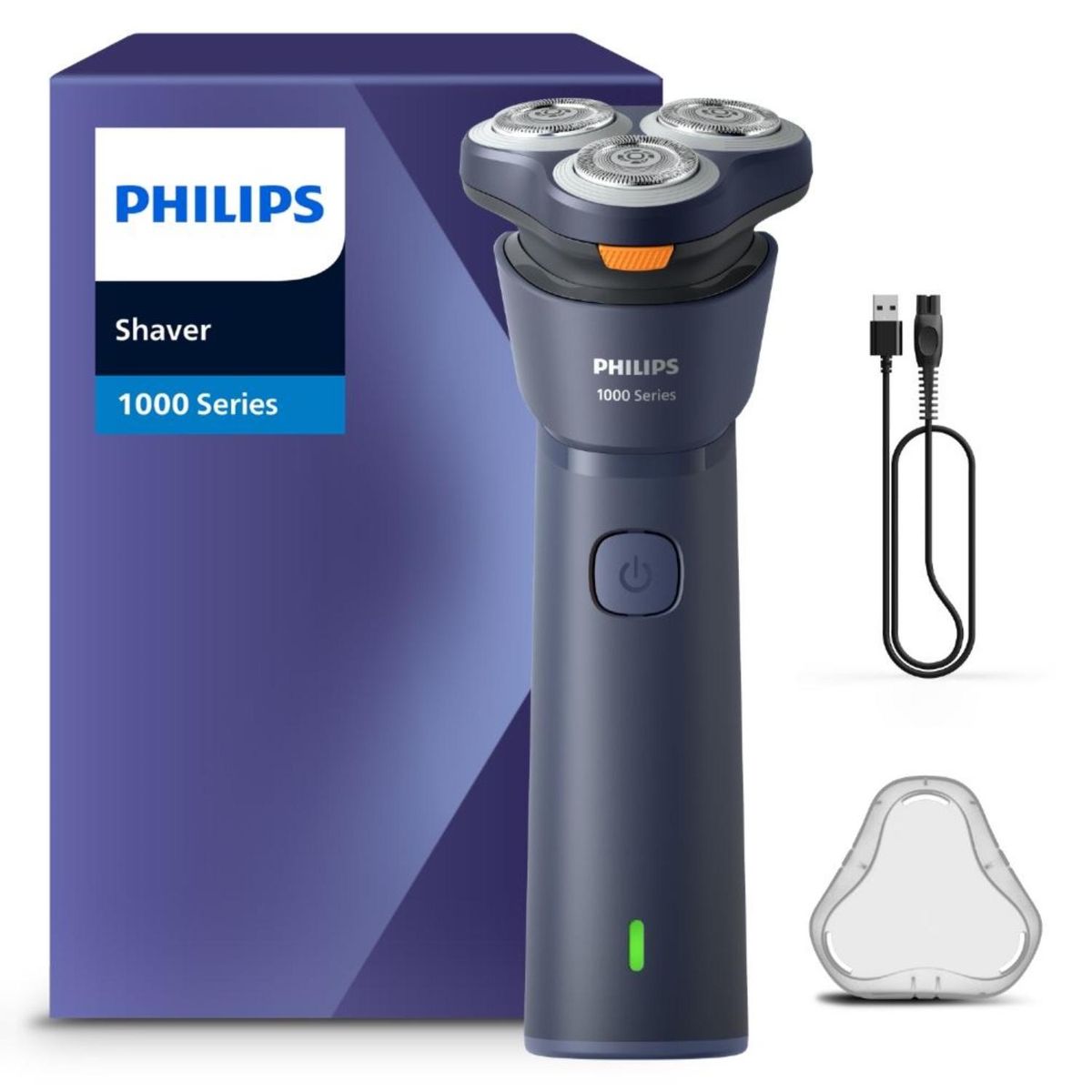 PHILIPS - Afeitadora Philips Serie 1000 PowerCut S1881/02 en Húmedo y Seco