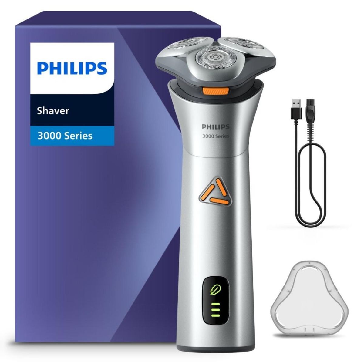 PHILIPS - Afeitadora Philips Serie 3000 PowerCut SkinGlide S3882/02 Húmedo y Seco