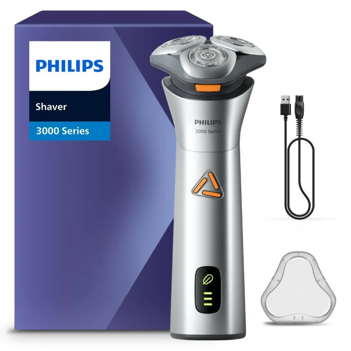 PHILIPS - Afeitadora Philips Serie 3000 PowerCut SkinGlide S3882/02 Húmedo y Seco