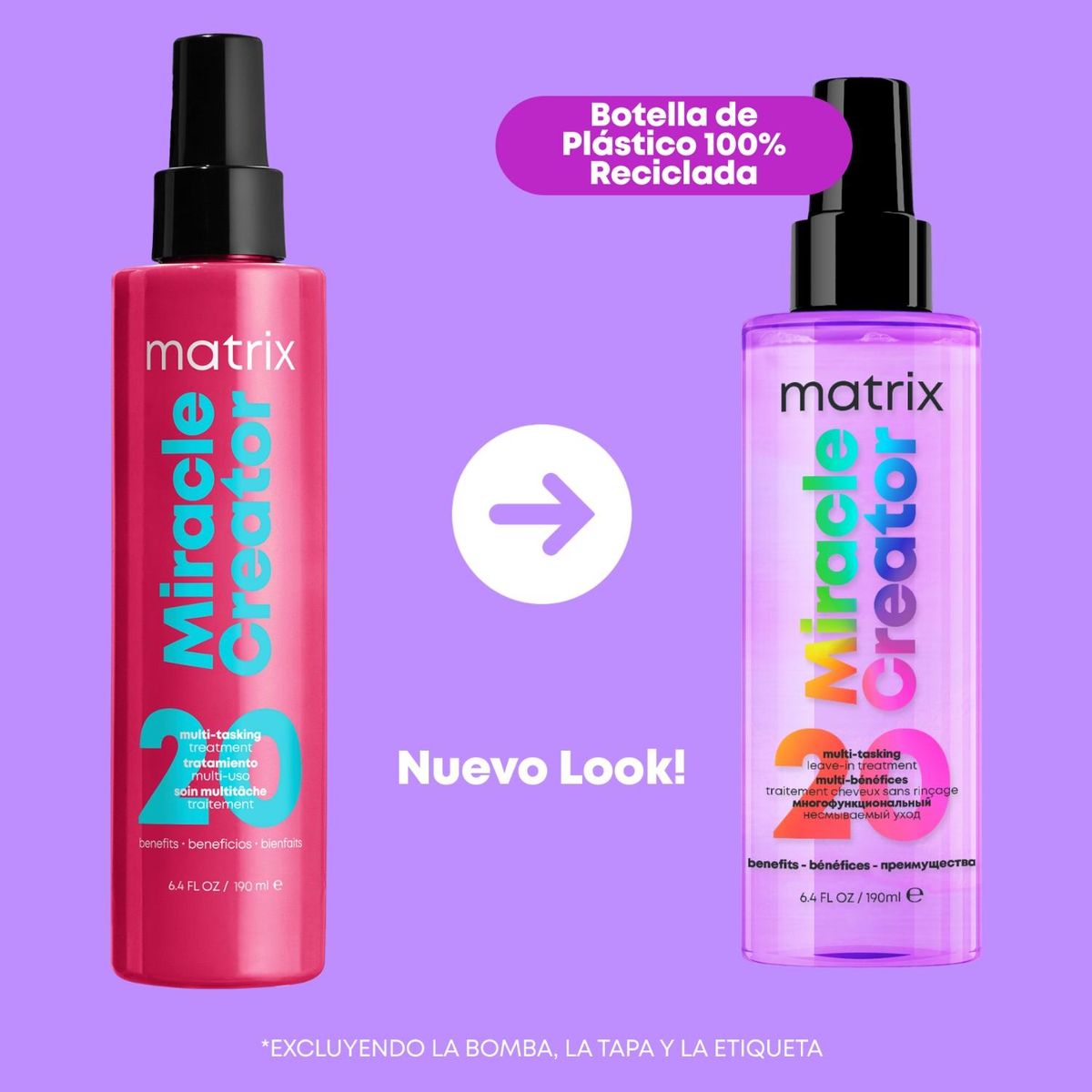 MATRIX - Duo Tratamiento Multi-Beneficios Spray Leave-In 190ml Miracle Creator Matrix
