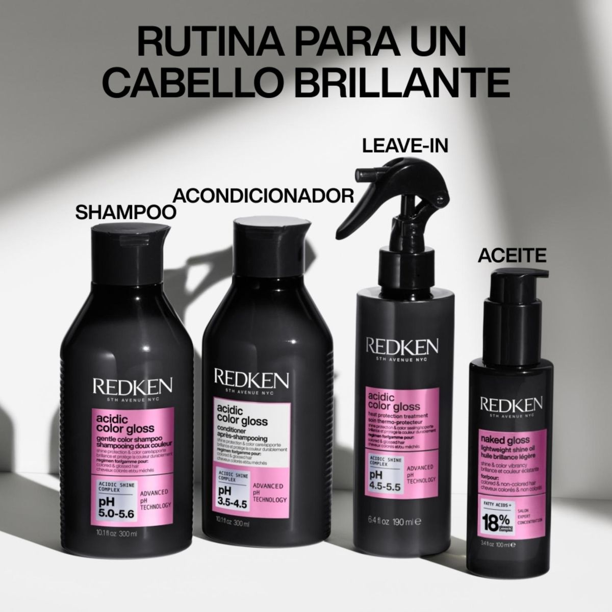 REDKEN - Acidic Color Gloss Aceite Para Brillo Ultra Ligero Naked Gloss Redken