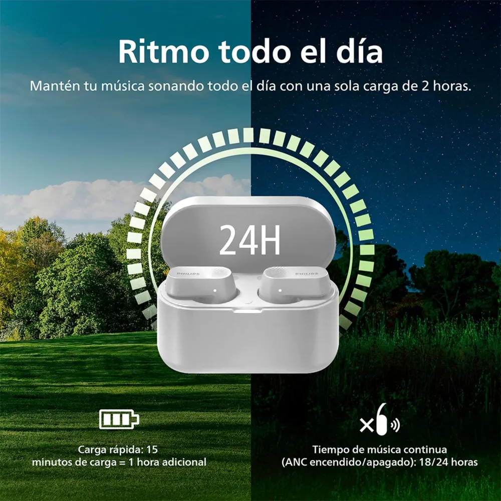 Philips TAT3509 Blanco, foto 2
