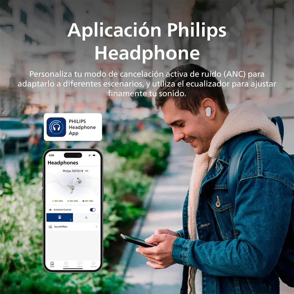 Philips TAT3509 Blanco, foto 9
