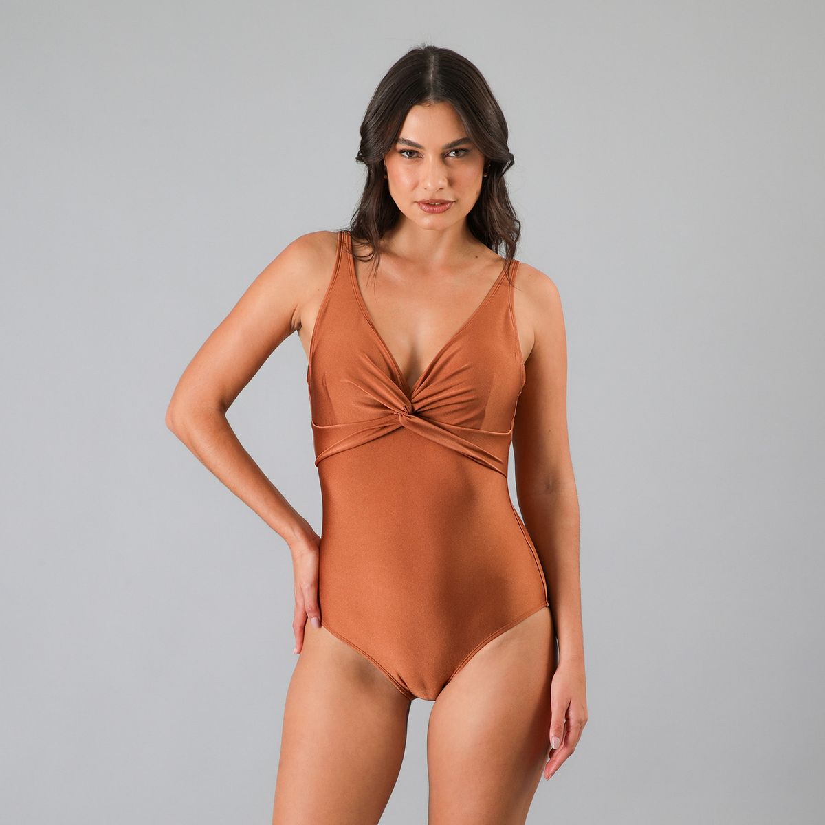 FLORES - Traje Baño Torcido Una Pieza Mujer Flores