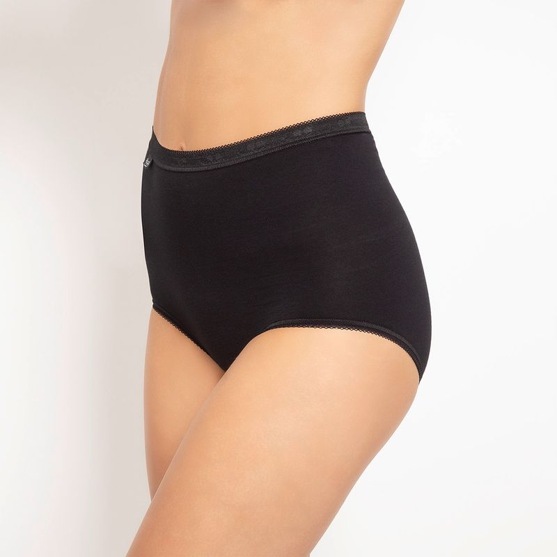 Pack De 2 Tangas Sloggi GO Sense Para Mujer - Blanco Seda Y Sombra Azul, Algodón Suave Y Cómodo