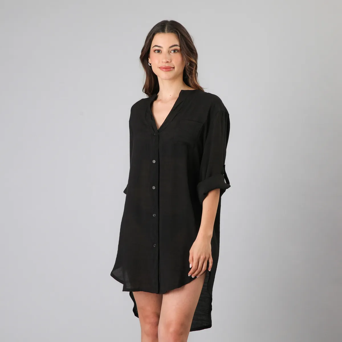 FLORES - Salida De Baño Camisera Mujer Flores