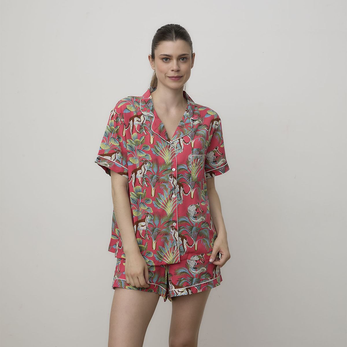 CAFFARENA - Pijama Corto Mujer Caffarena