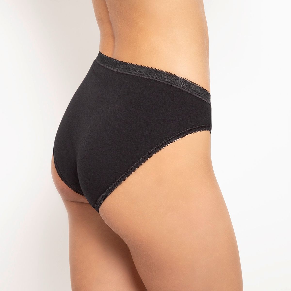 SLOGGI - Pack de 2 Calzón Tiro Alto Basic Algodón Mujer Sloggi