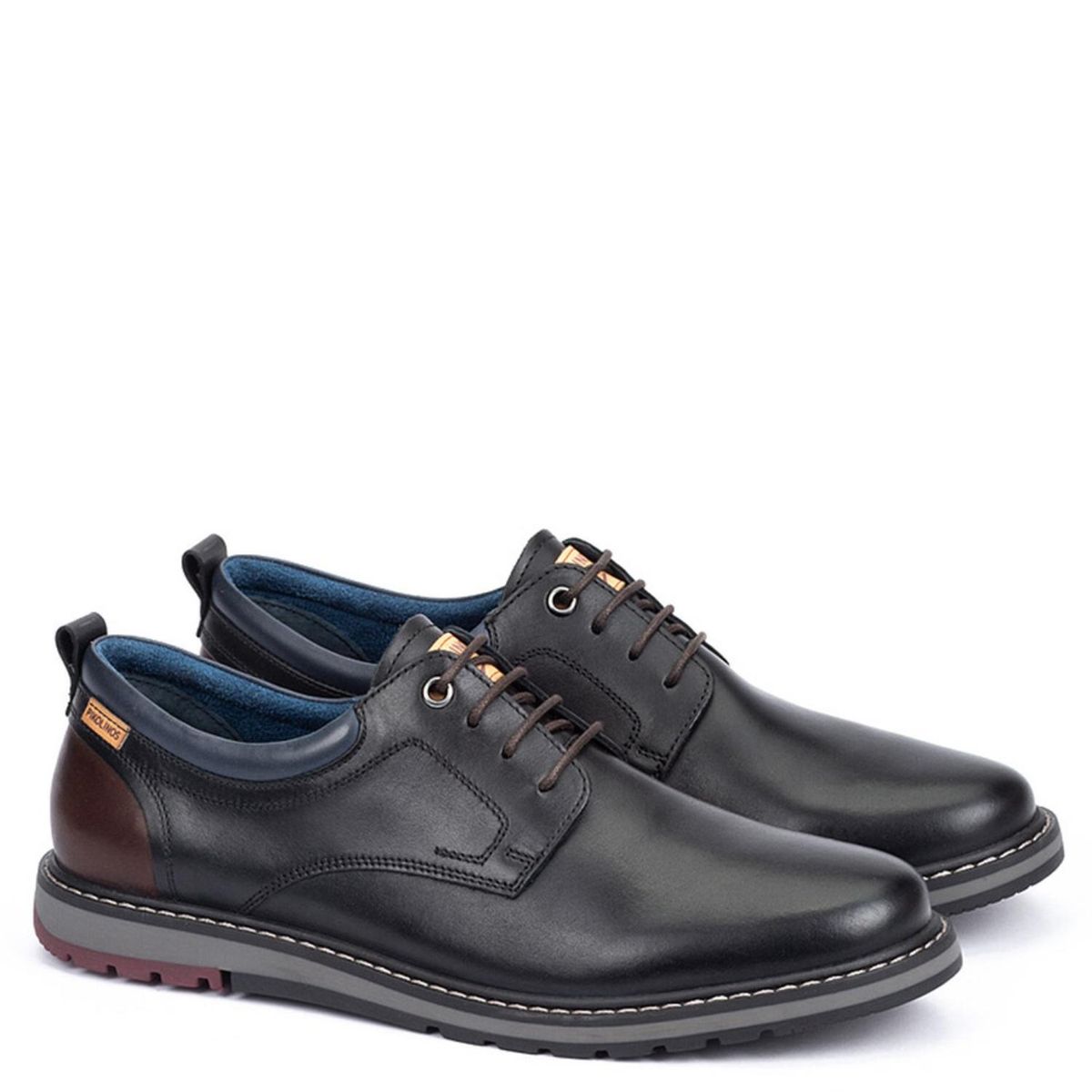 PIKOLINOS - Zapato Casual Hombre Cuero Negro Pikolinos