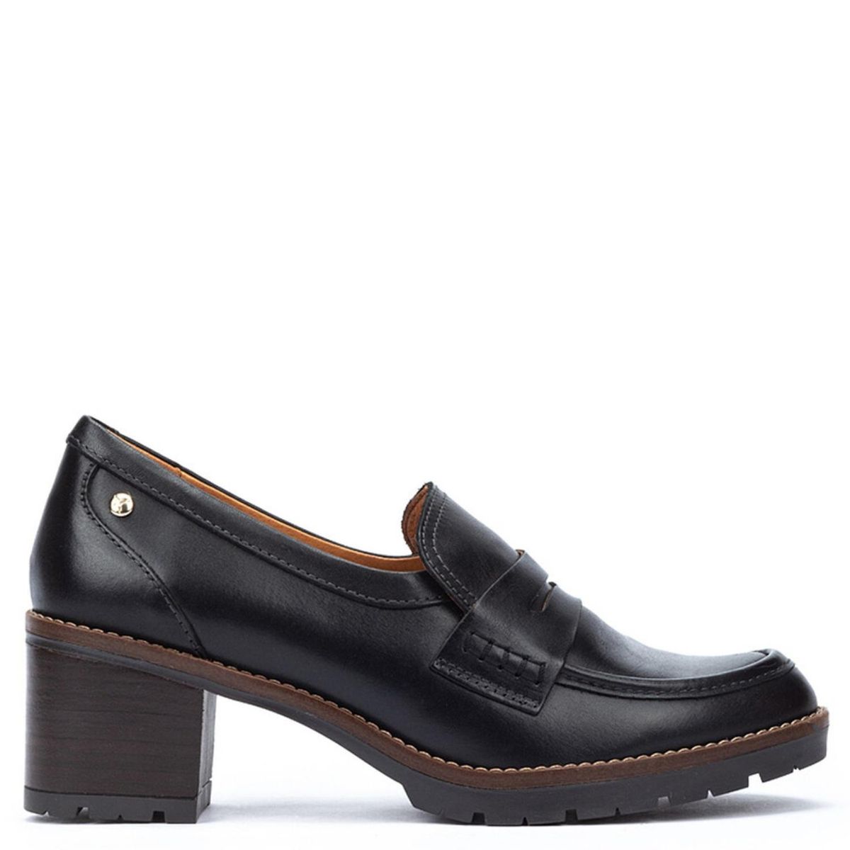 PIKOLINOS - Mocasín Mujer Cuero Negro Pikolinos