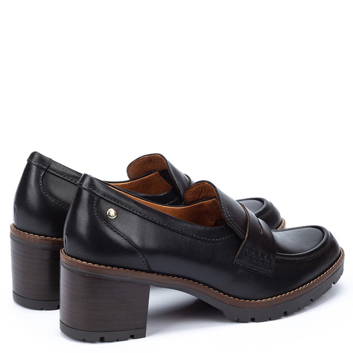 PIKOLINOS - Mocasín Mujer Cuero Negro Pikolinos