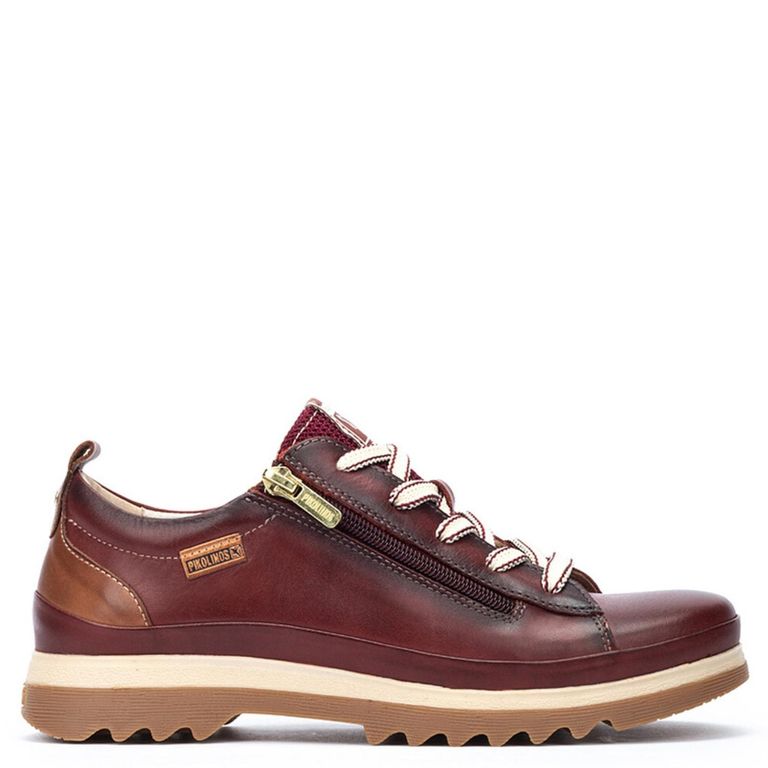 Zapatilla Urbana Mujer Cuero Arcilla