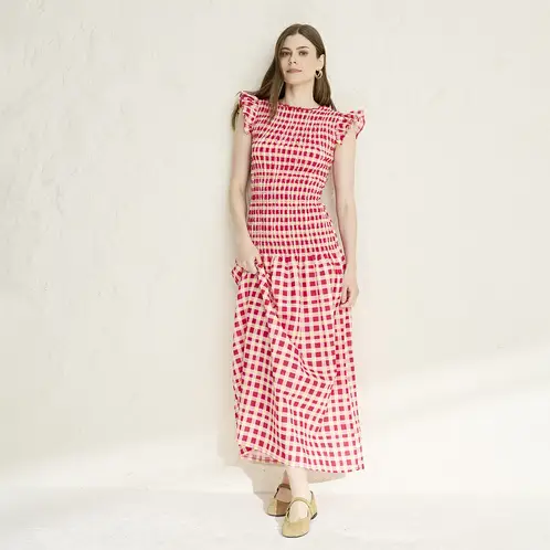 CAER EN GRACIA - Vestido Maxi Algodón Mujer Cer En Gracia