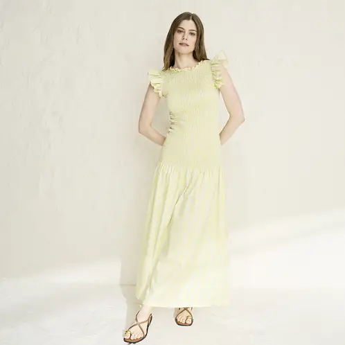 CAER EN GRACIA - Vestido Maxi Algodón Mujer Cer En Gracia