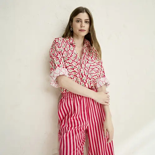 CAER EN GRACIA - Blusa Mitjana Mujer