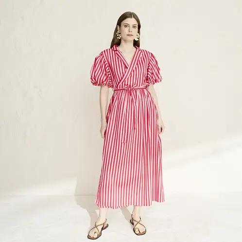 CAER EN GRACIA - Vestido Maxi Algodón Mujer Cer En Gracia