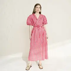 CAER EN GRACIA - Vestido Maxi Algodón Mujer Cer En Gracia