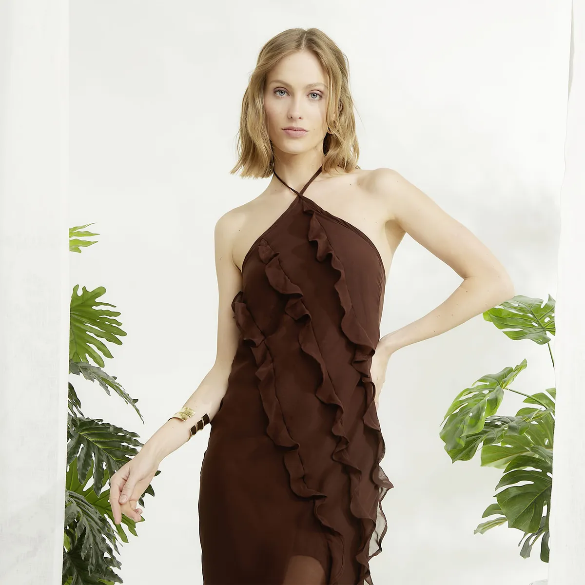 CAER EN GRACIA - Vestido Fiesta Maxi Mujer Caer En Gracia