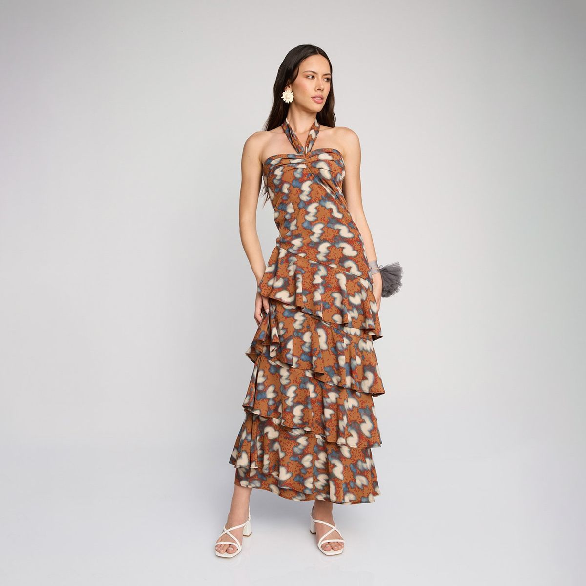CAER EN GRACIA - Vestido Fiesta Maxi Mujer Caer En Gracia