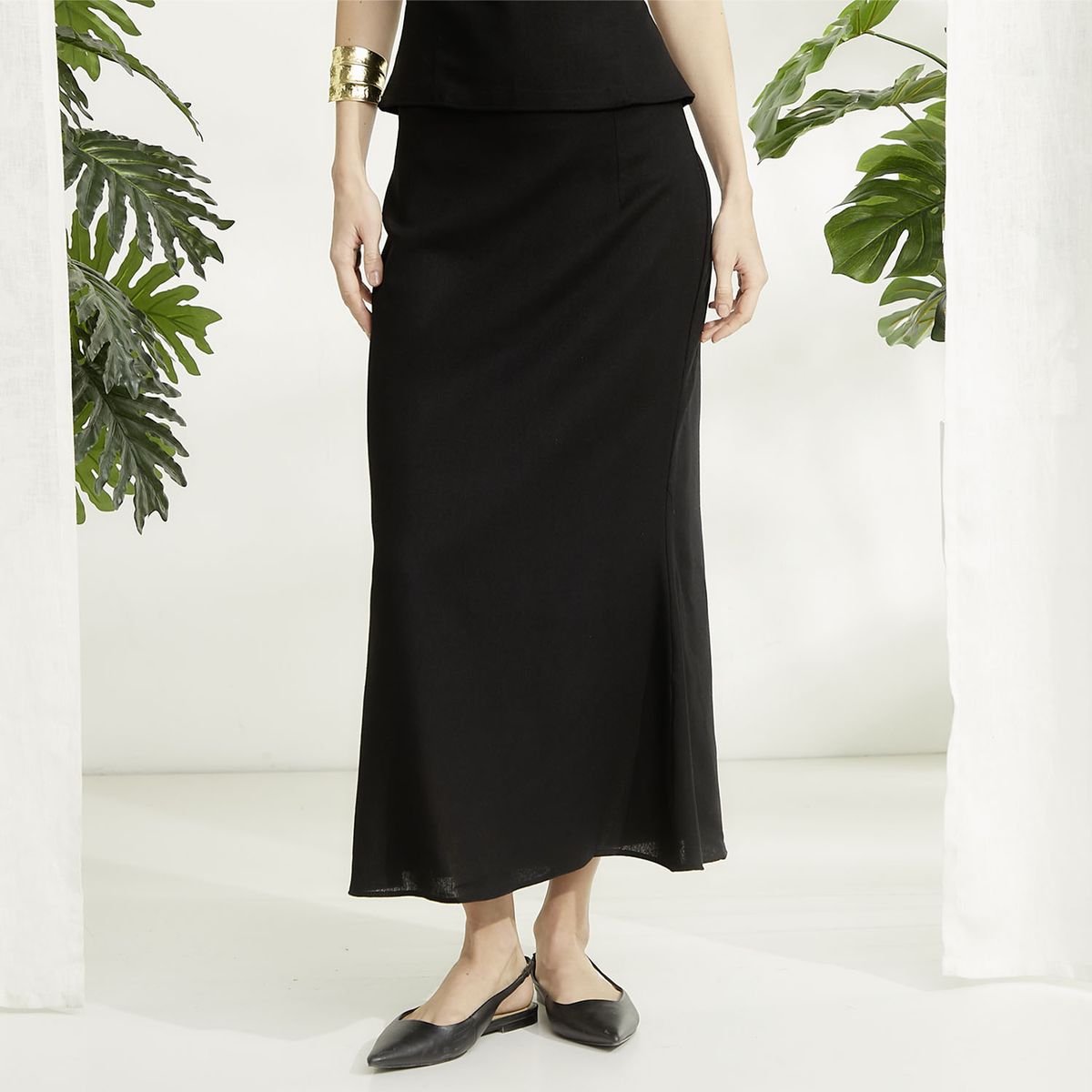 CAER EN GRACIA - Falda Maxi Mujer Caer en Gracia