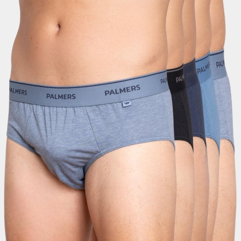 Pack de 5 Slip Elástico Visible Hombre